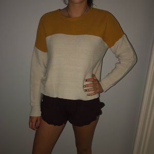 Yellow and Cream BDG Sweater